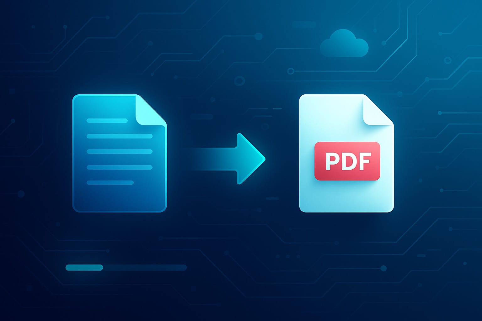 convertire word in pdf