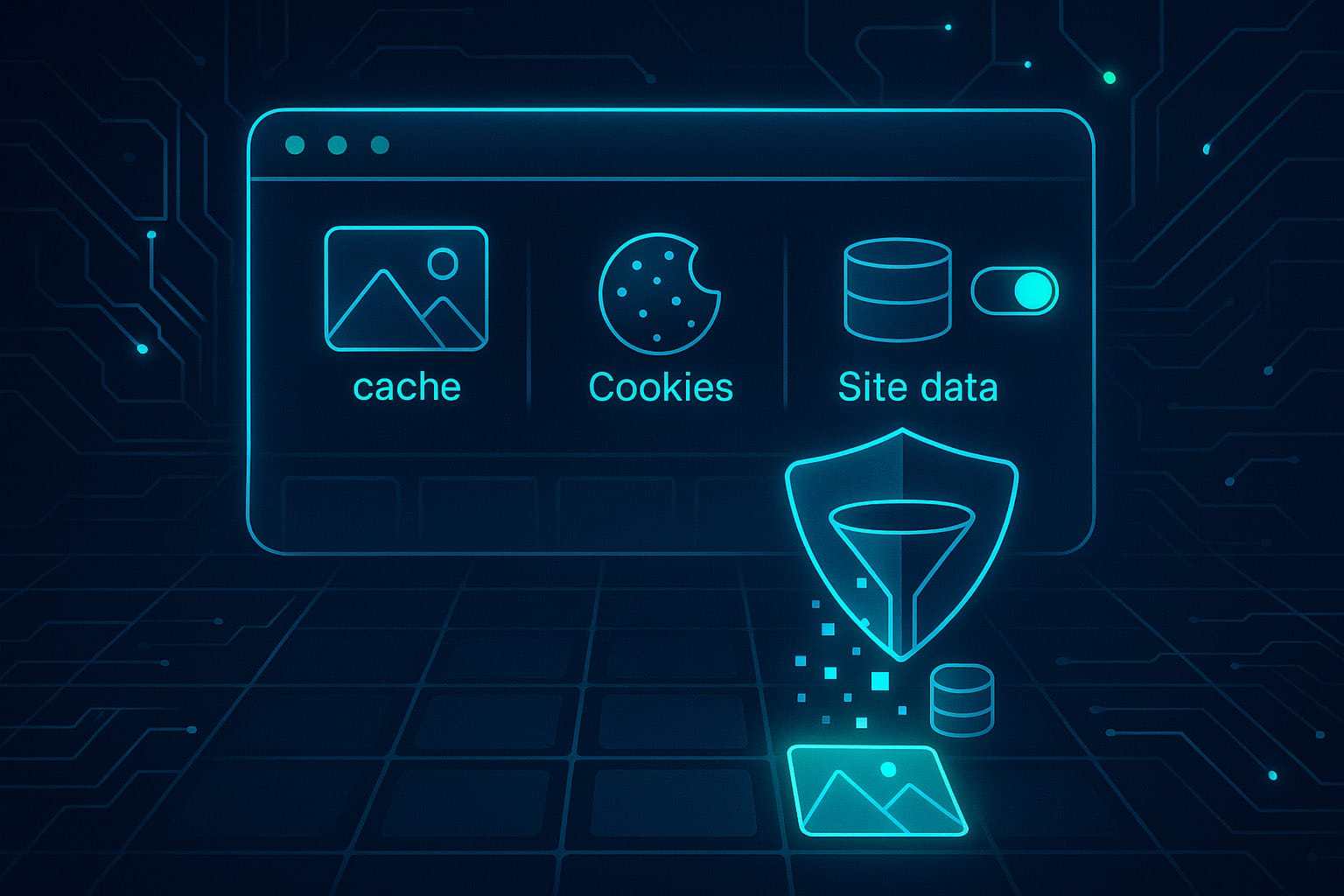 chrome cancellare cache cookie in modo selettivo