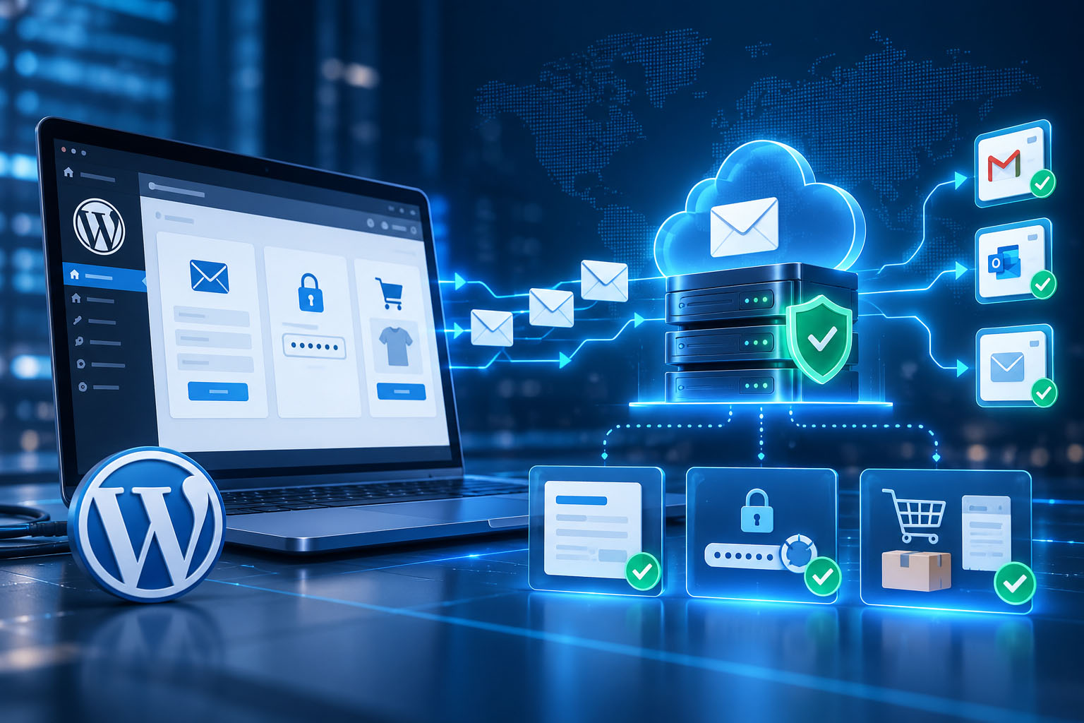 smtp wordpress