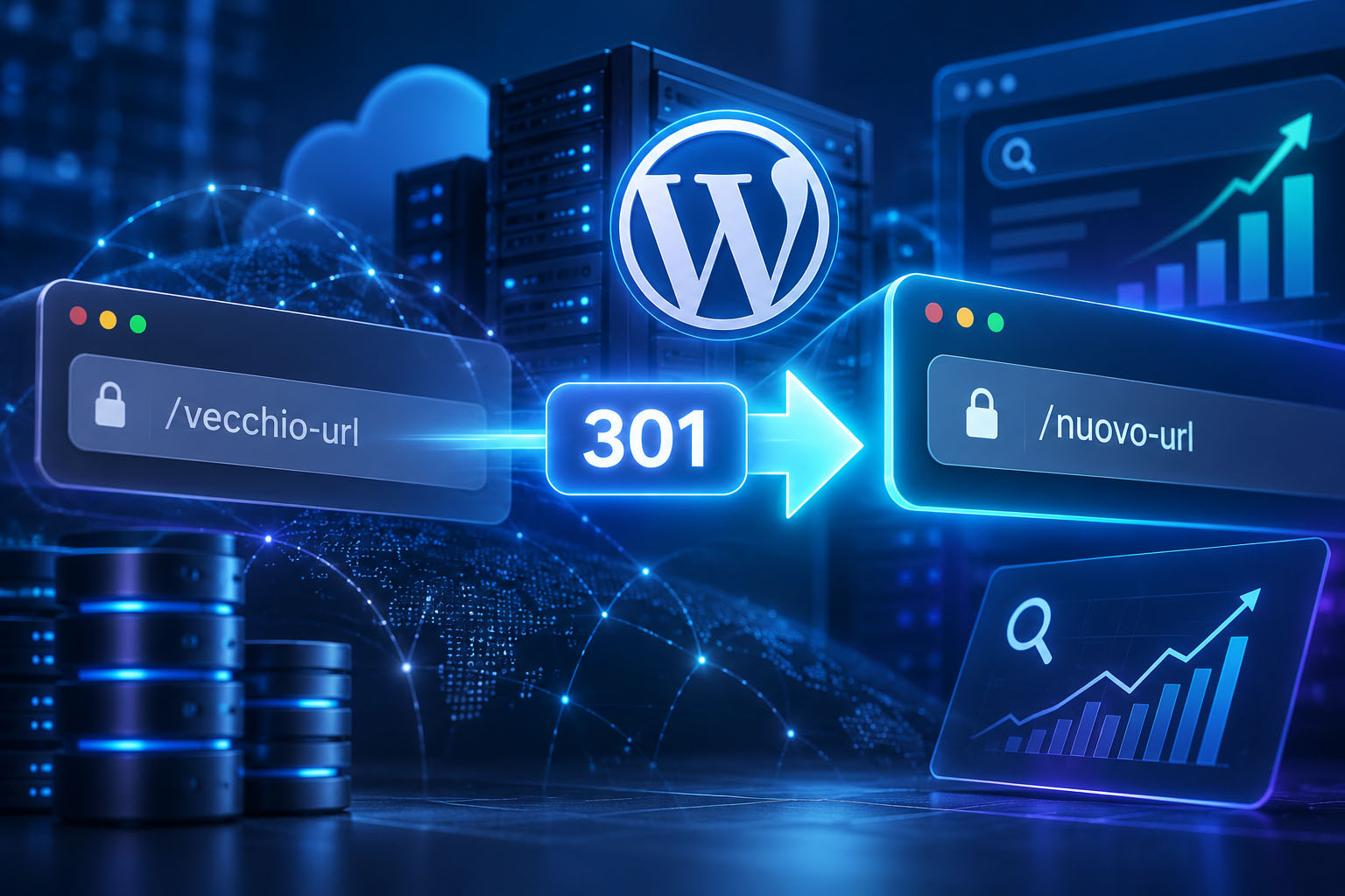 redirect 301 con wordpress
